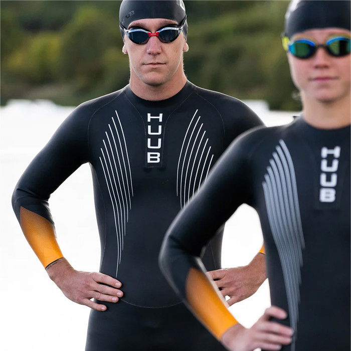 2024 Huub Hombres Alta Thermal Neopreno ALTTHER35 - Black / Orange